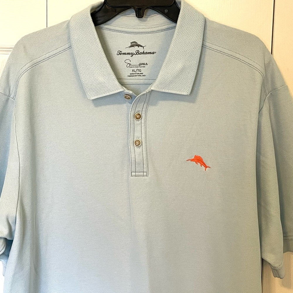 Tommy Bahama Light Blue Polo Shirt